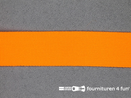 Nylon keperband - 20mm - neon oranje