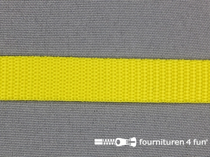 Parachute band - 15mm - geel
