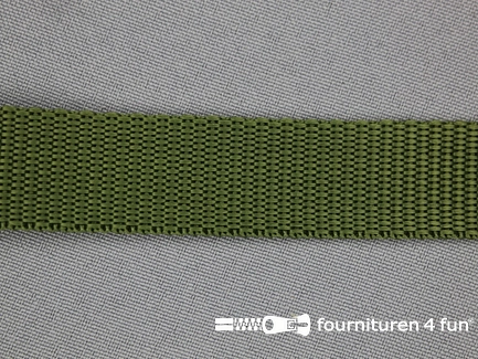 Parachute band - 20mm - leger groen
