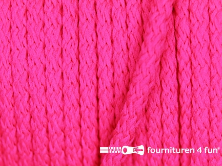 Jassen koord 3mm neon roze