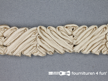 Design band 21mm donker beige