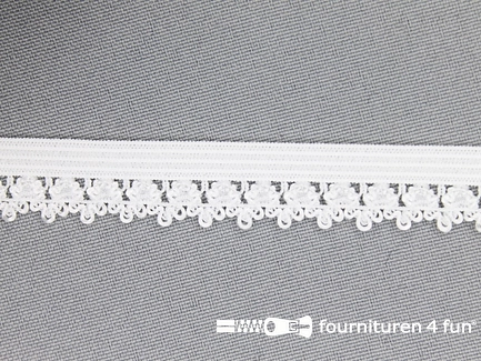 Elastisch kant 13mm off white