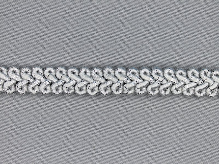 Kaart 25 meter zilver band 13mm 