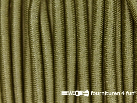 Elastisch koord 3mm leger groen
