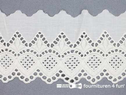 Broderie kant 90mm ecru-off white