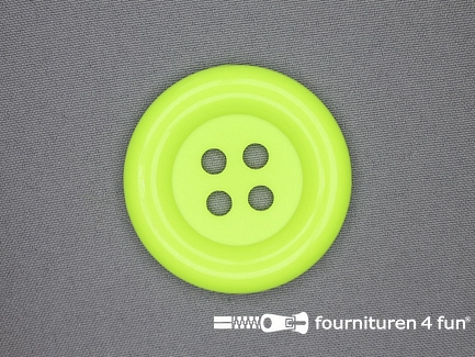 Clownsknoop 54mm neon geel