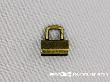 Eindstukje - met oog - 20mm-8mm brons