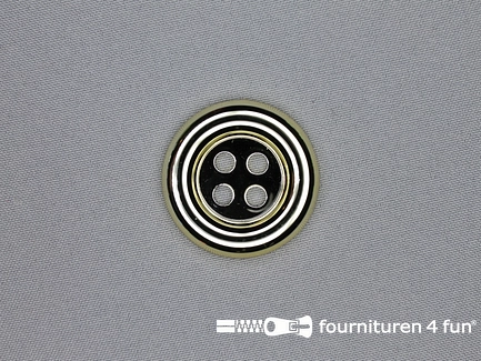 Clownsknoop - metallic - 38mm - licht goud