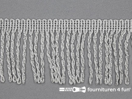 Zilver franje 70mm