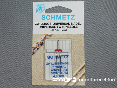 Schmetz Tweelingnaald - universeel - 4.0/100