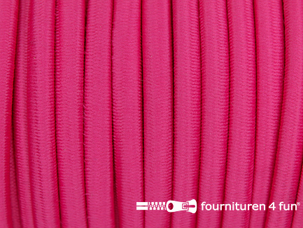 Elastisch koord 4,5mm fuchsia roze