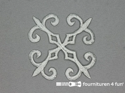 Zilver applicatie 90x90mm