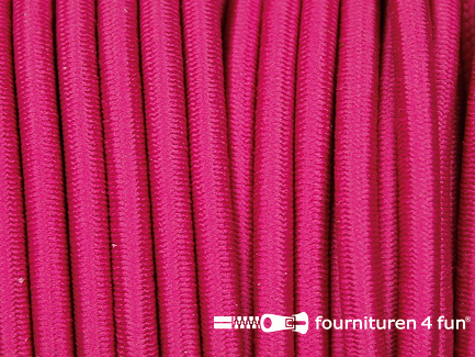 Elastisch koord 3mm licht cyclaam