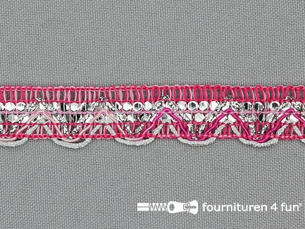 Rol 20 meter party band 17mm Barbie roze