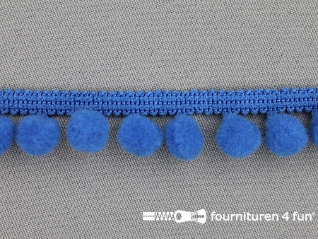 Bolletjesband - 18mm - kobalt blauw