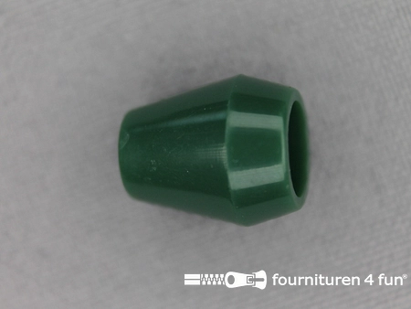 Koorduiteinde - kunststof - 12x14mm - flessen groen
