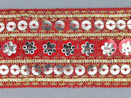 RESTANT Rol 8 meter party band 50mm rood
