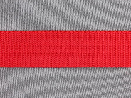 Rol 48 meter PP (polypropyleen) band 30mm rood