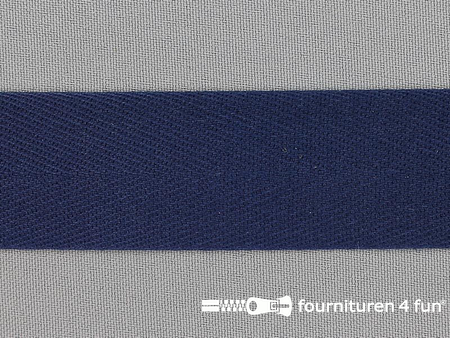 Rol 50 meter luxe keperband - 30mm - donker blauw