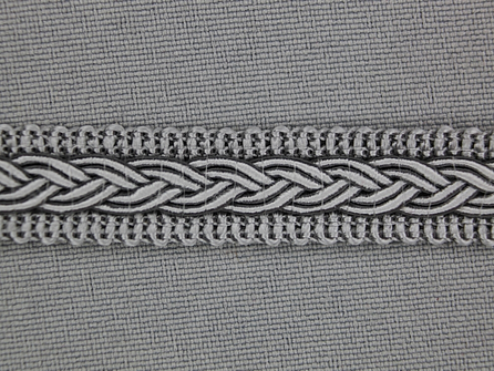 Viscose galon 13mm midden grijs