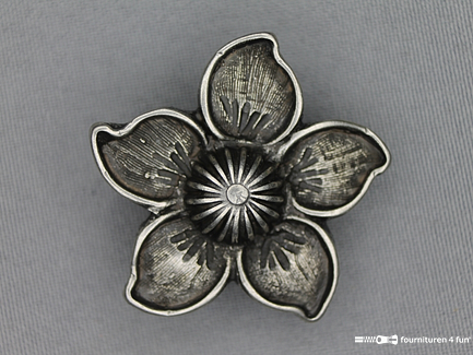 Landhuis versiering 42mm edelweiss