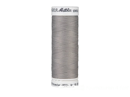 Mettler Seraflex - elastisch machinegaren - zilver grijs (0340)