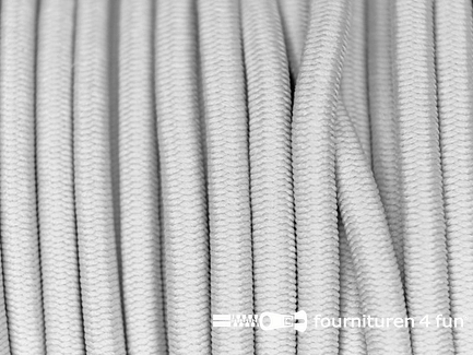 Rol 50 meter elastisch koord 3mm licht grijs