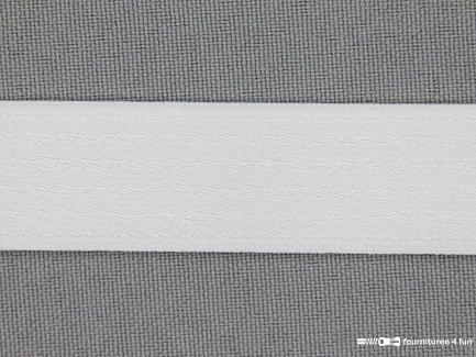 Schouderband elastiek 19mm wit
