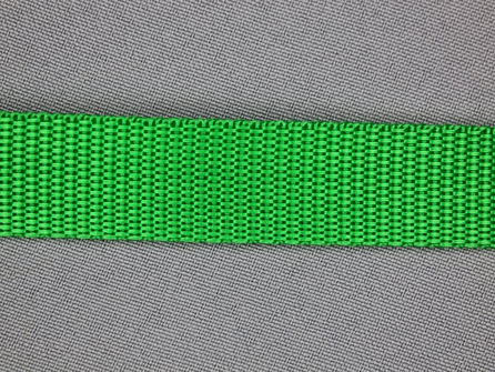 Rol 30 meter parachute band 20mm gras groen