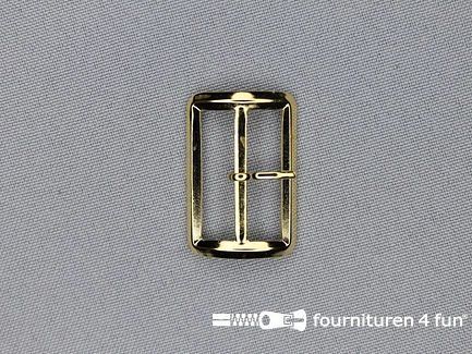 Metalen gesp 25mm goud