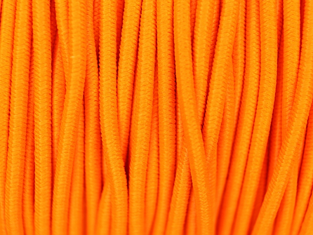 5 meter elastisch koord 2mm neon oranje