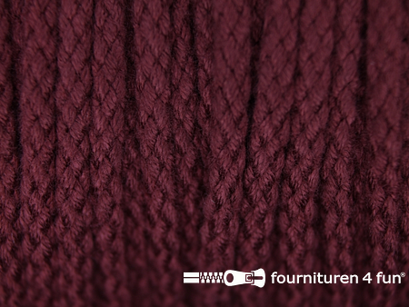 Jassen koord 4mm bordeaux 