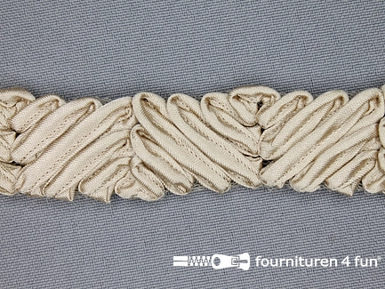 Design band 21mm donker beige