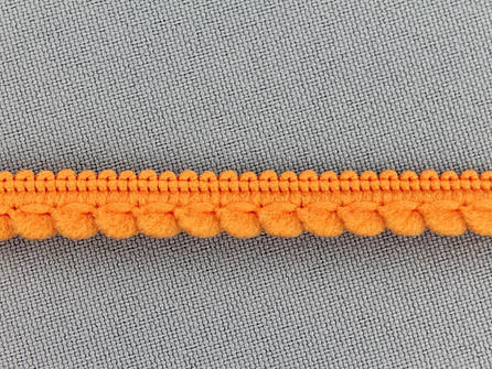 Bolletjesband 10mm oranje