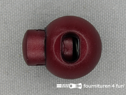Koordstopper - 22mm - bal - wijn rood