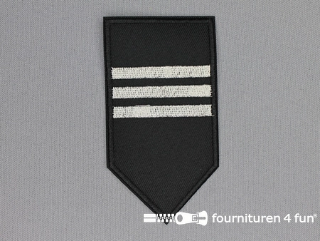 Stoere applicatie 51x95mm militair