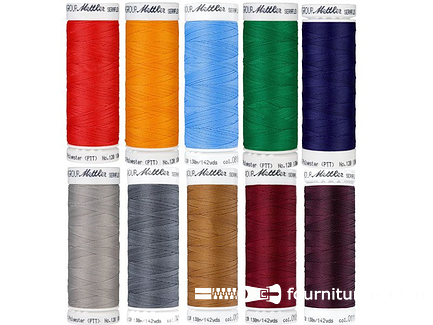 10 Klossen Mettler Seraflex - elastisch machinegaren - vintage kleuren