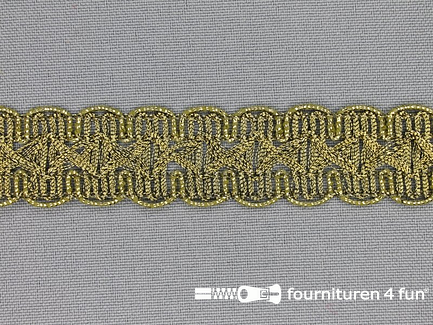 Kaart 25 meter goud band 20mm antique goud