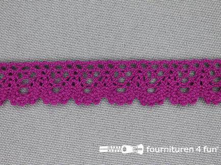 COUPON 7 meter Ibiza broderie 16mm cyclaam