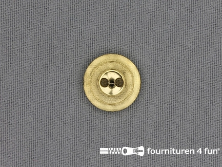 Gouden knoop 15mm mat