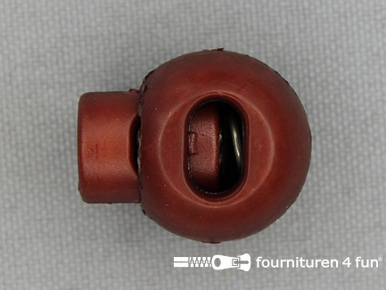 Koordstopper - 22mm - bal - mahonie rood