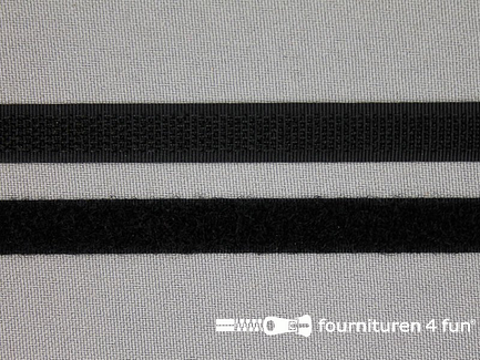 Rol 50 meter klittenband 10mm zwart