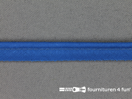 Katoenen paspelband 10mm koren blauw