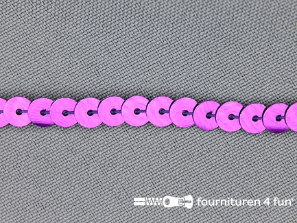 Pailletten band 6mm paars