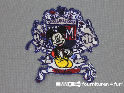 Disney applicatie 90x90mm Mickey Mouse - embleem