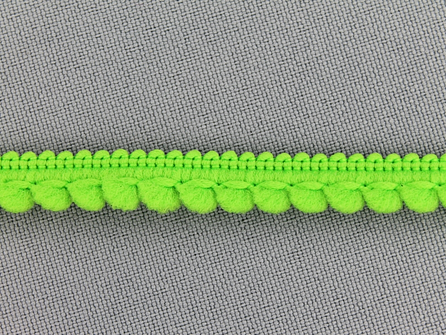 Bolletjesband 10mm lime groen
