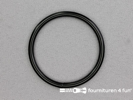 Stalen ring - 45mm - zwart