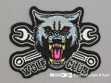 Applicatie 105x80mm Wolf Club