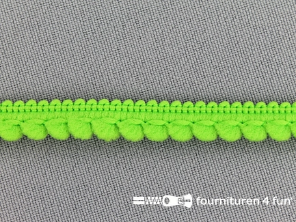 Bolletjesband - 10mm - lime groen
