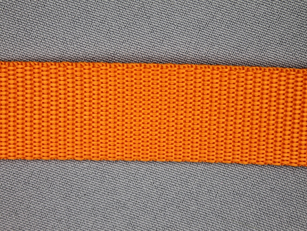 Parachute band 25mm oranje